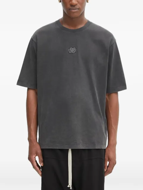 Filling Pieces logo-patch cotton T-shirt