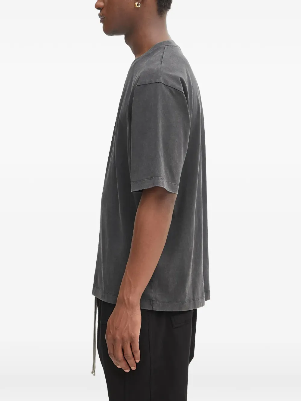 Filling Pieces Katoenen T-shirt met logopatch Grijs