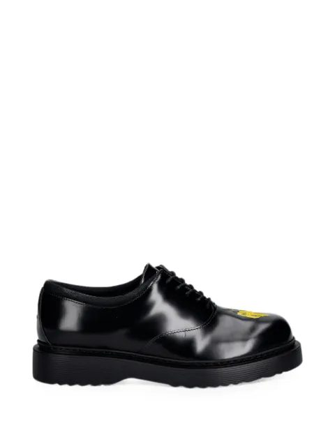 Filling Pieces flower-embroidered lace-up derby shoes