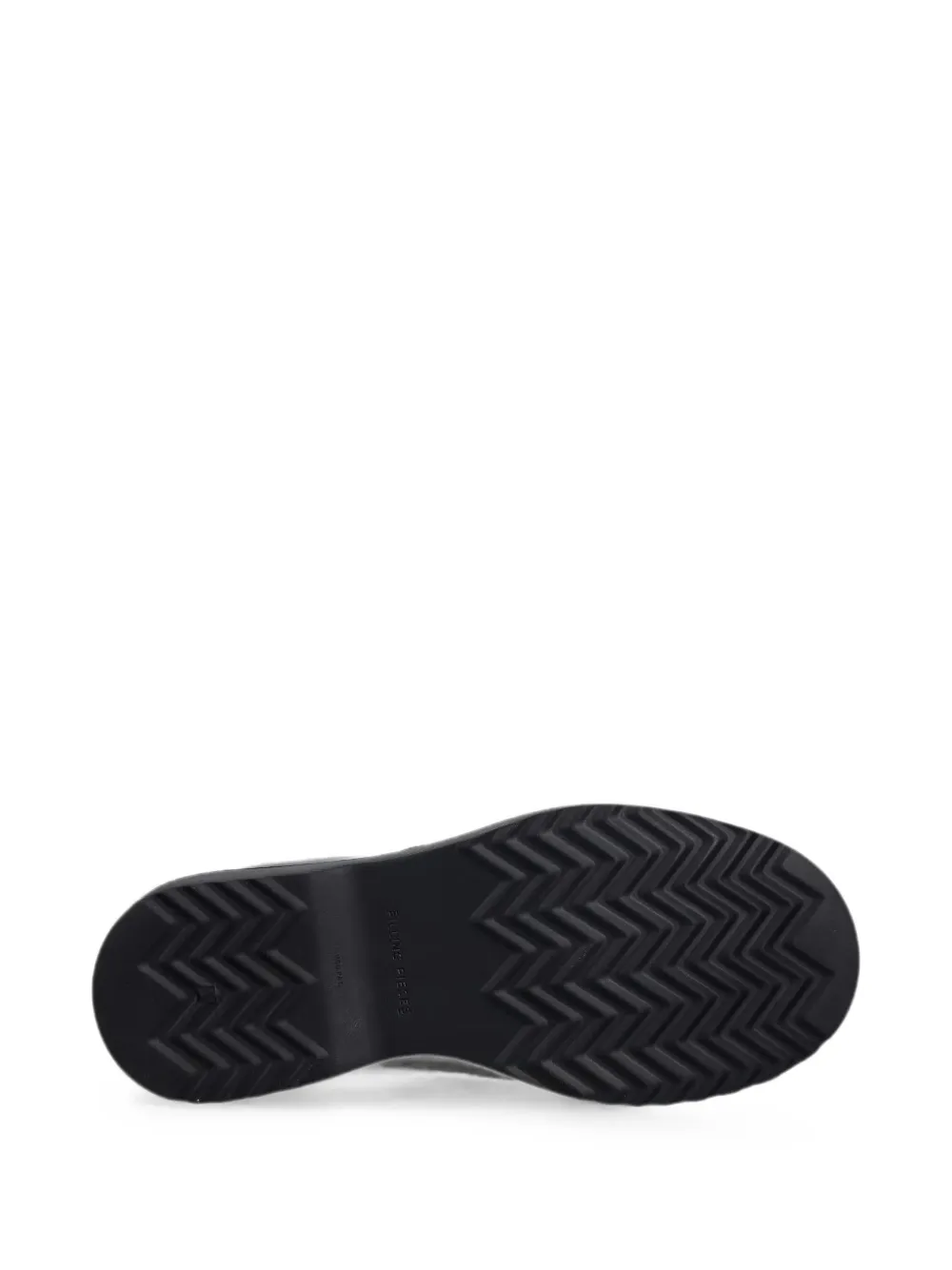 Filling Pieces flower-embroidered lace-up derby shoes Zwart