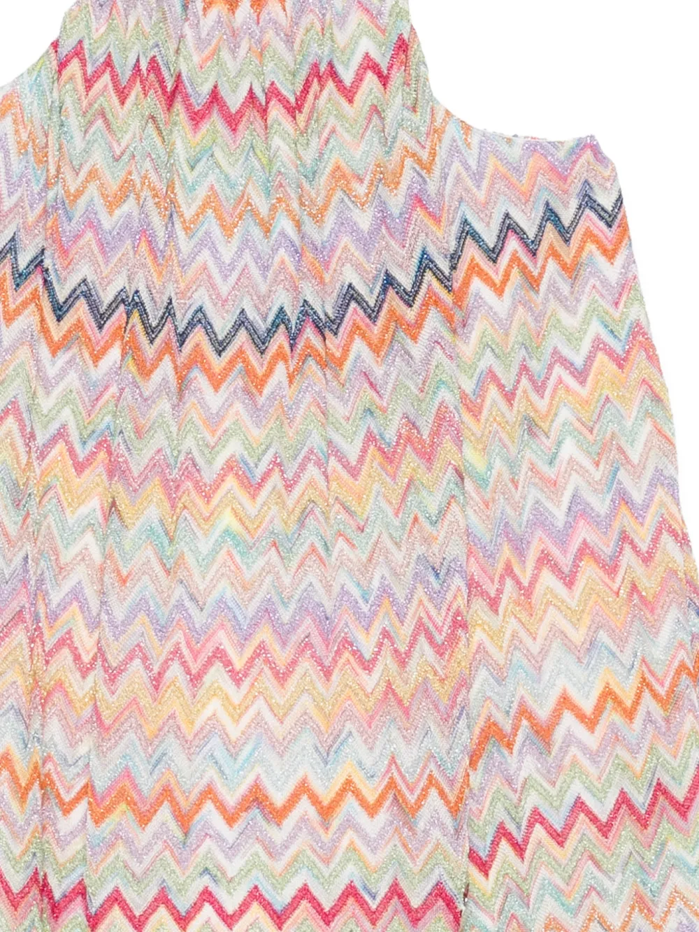 Missoni Kids Jurk met zigzag-patroon Roze