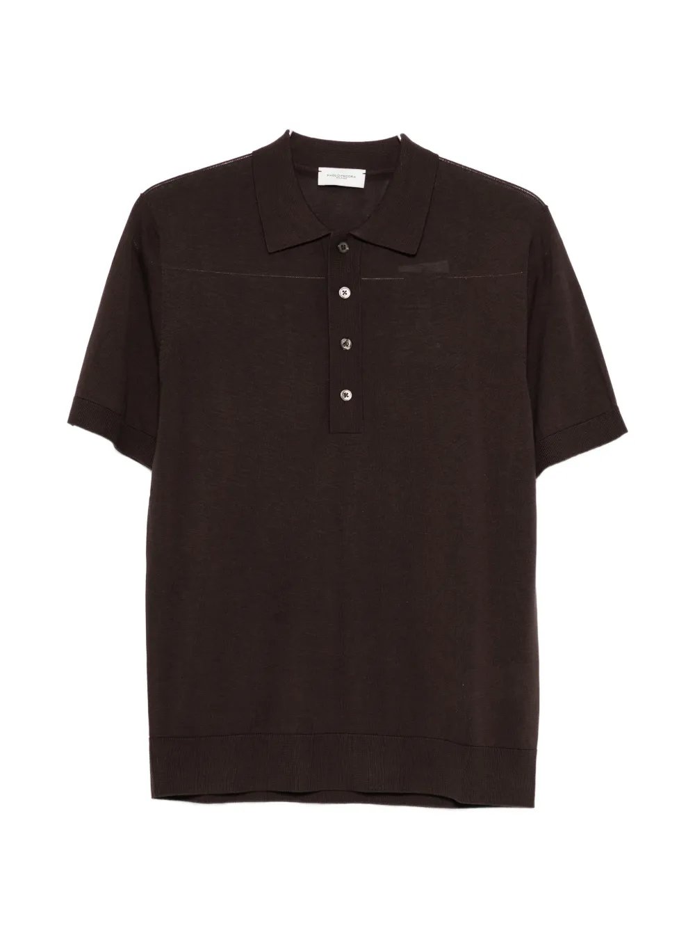 Paolo Pecora buttoned polo shirt - Marrone