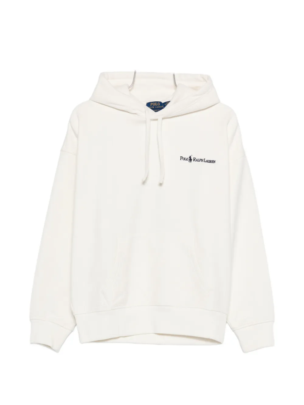 Polo Ralph Lauren logo-embroidered hoodie - White