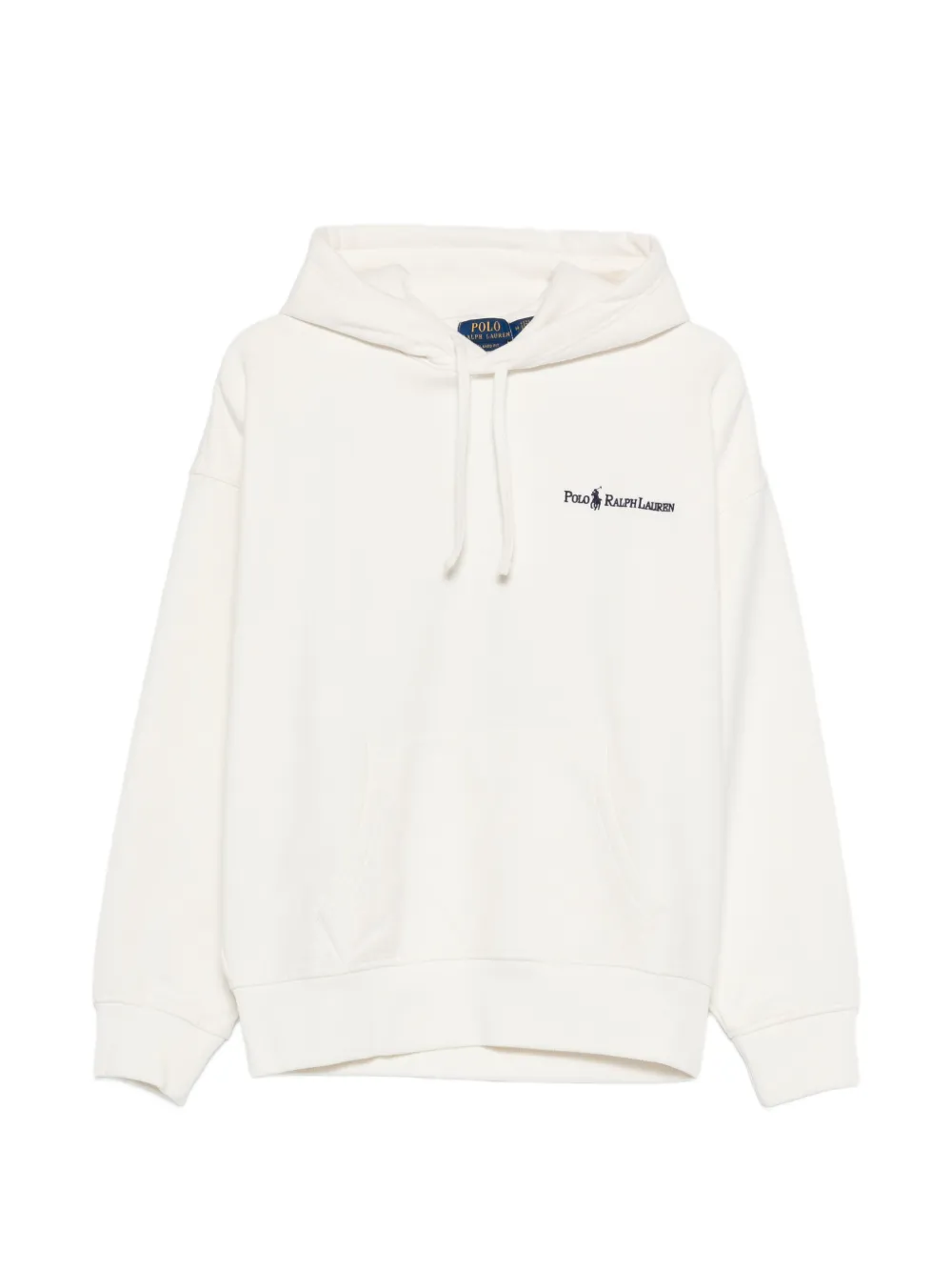 Polo Ralph Lauren logo-embroidered hoodie - Bianco