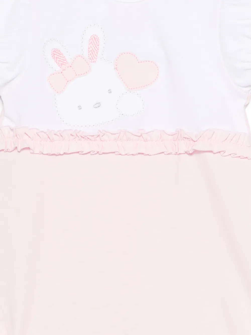  Lalalu Ruffled Rabbit Romper - Pink 