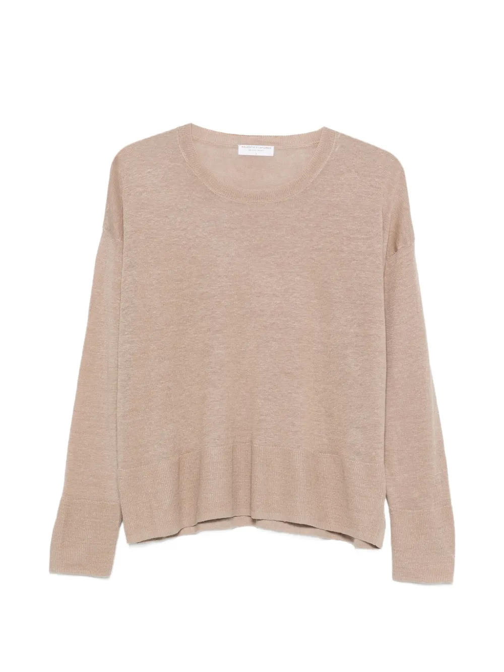 Majestic Filatures crew-neck sweater - Toni neutri
