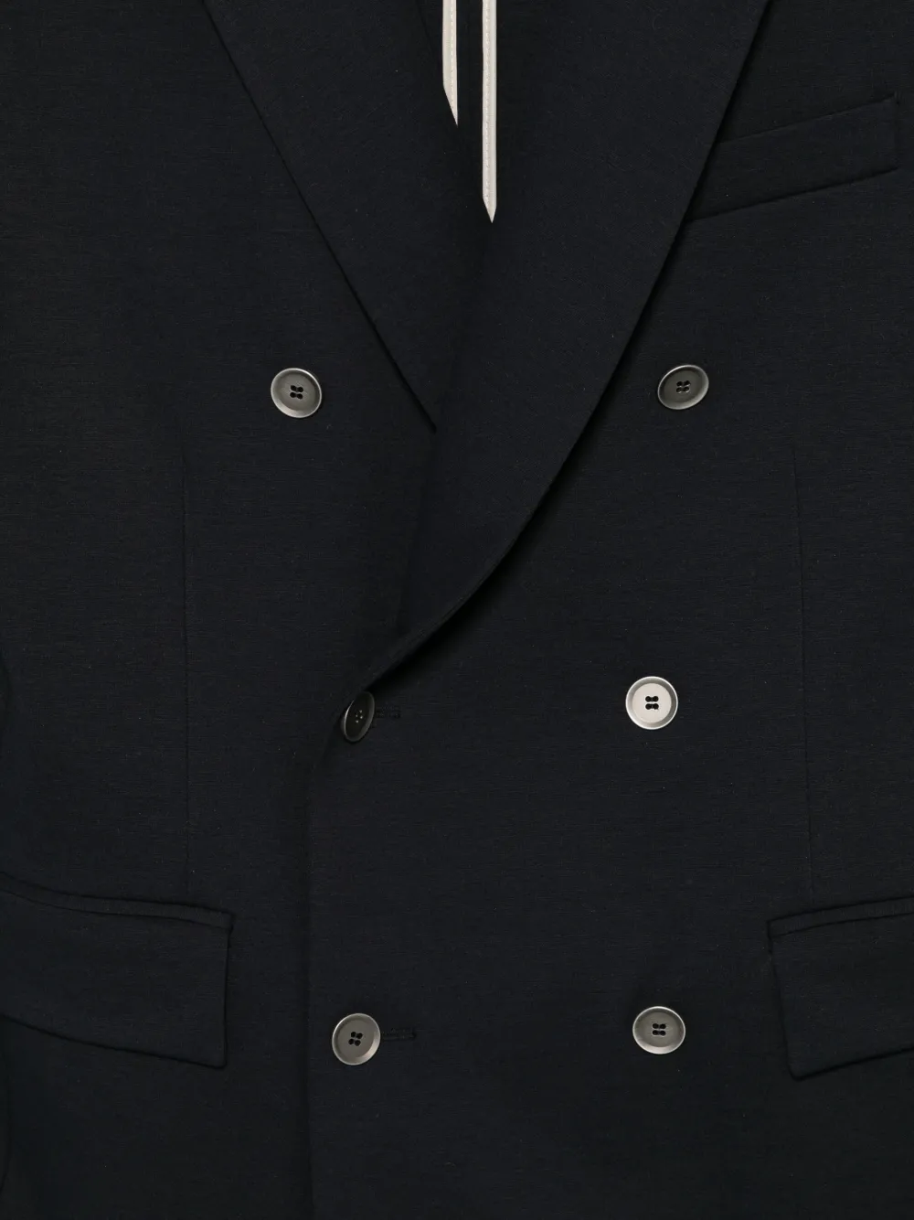  Paolo Pecora Double-breasted Jacket - Blue 