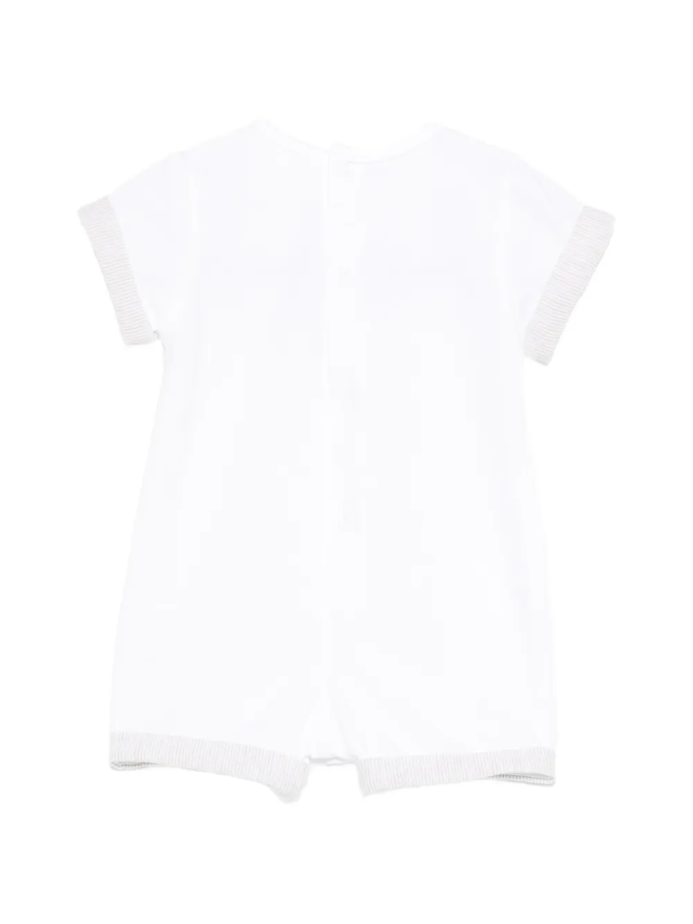  Lalalu Appliquéd Romper - White 