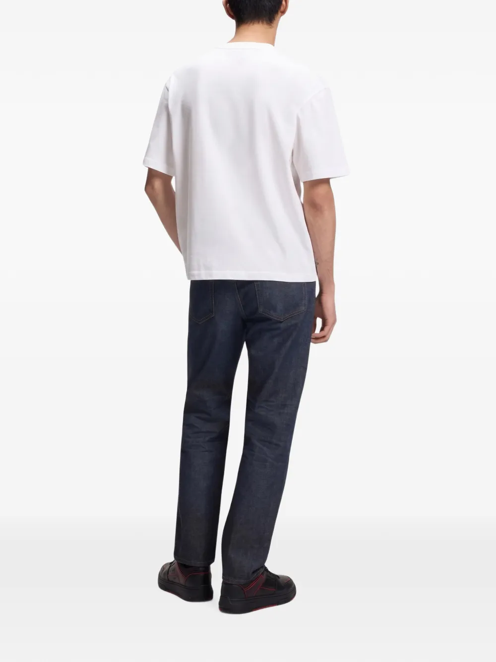 HUGO x Racing Bulls relaxed-fit T-shirt with bull-motif