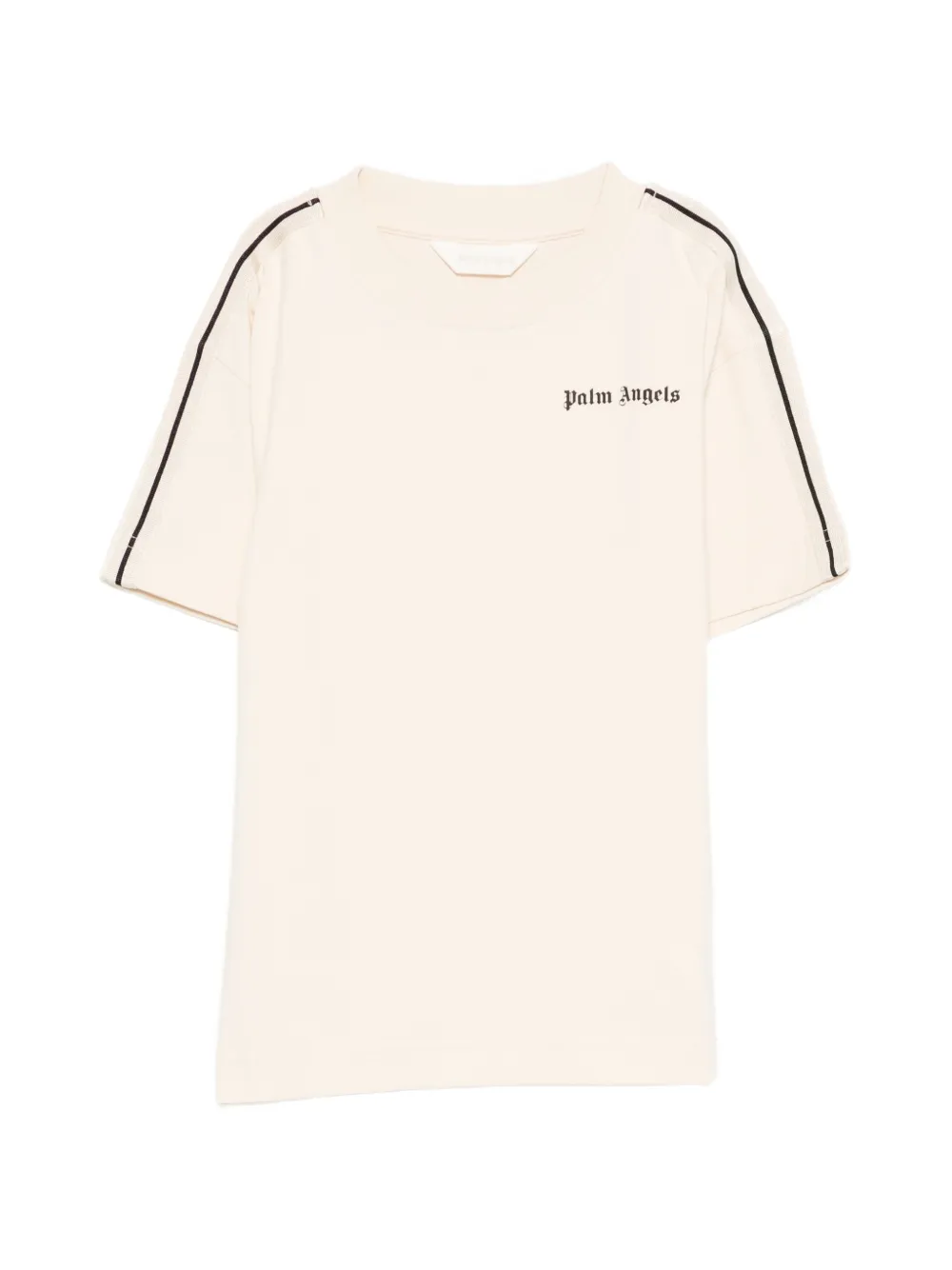 Palm Angels Kids side-stripe T-shirt - Toni neutri