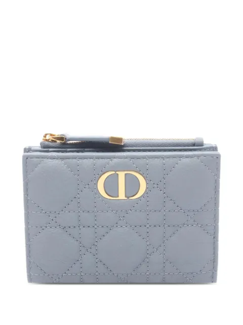Christian Dior Pre-Owned 2025 Cannage Caro Dahlia Wallet small wallets