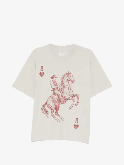 Melt horse-print T-shirt