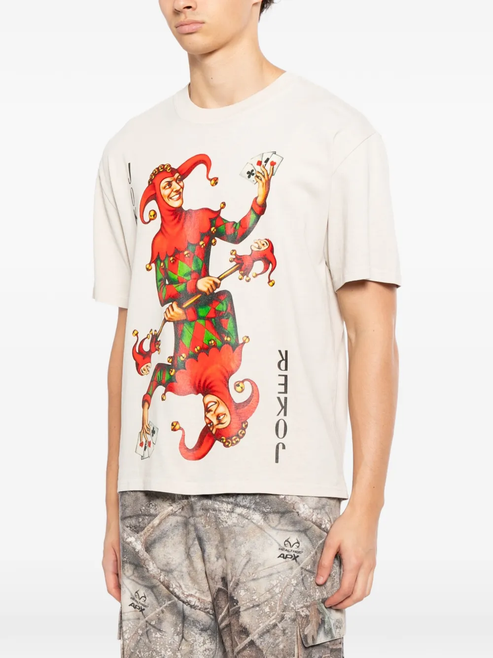  Melt Graphic-print T-shirt - Neutrals 
