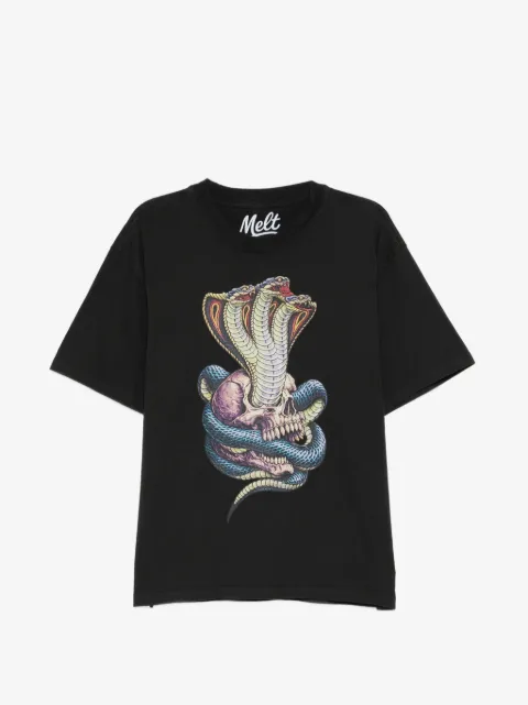 Melt graphic-print T-shirt