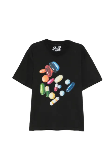 Melt graphic-print T-shirt