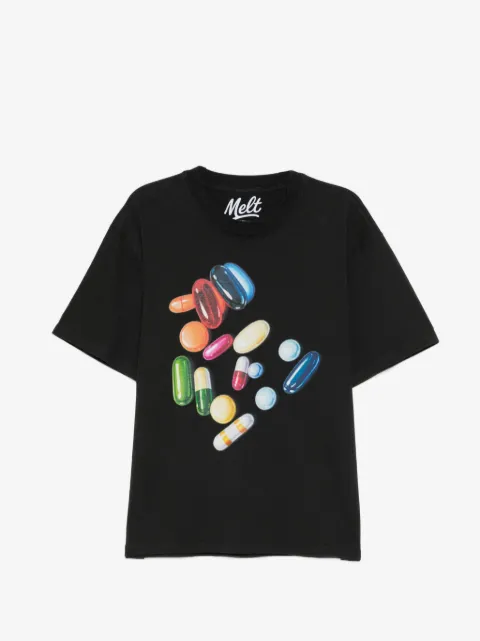 Melt playera con estampado gráfico