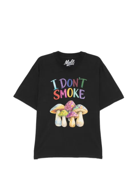 Melt mushroom print T-shirt