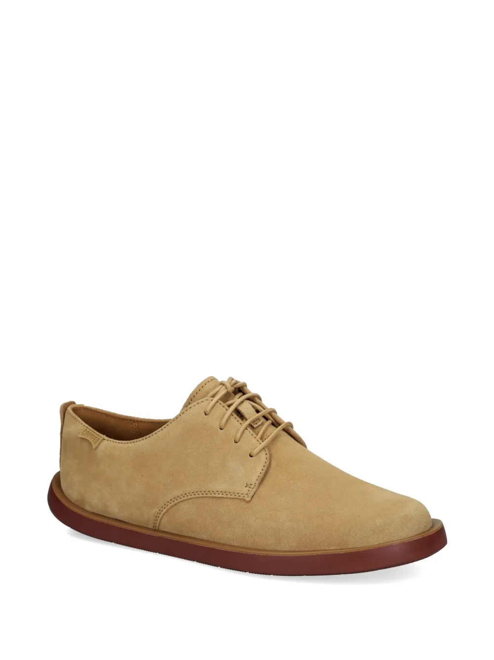 Camper suede leather derby shoes Beige