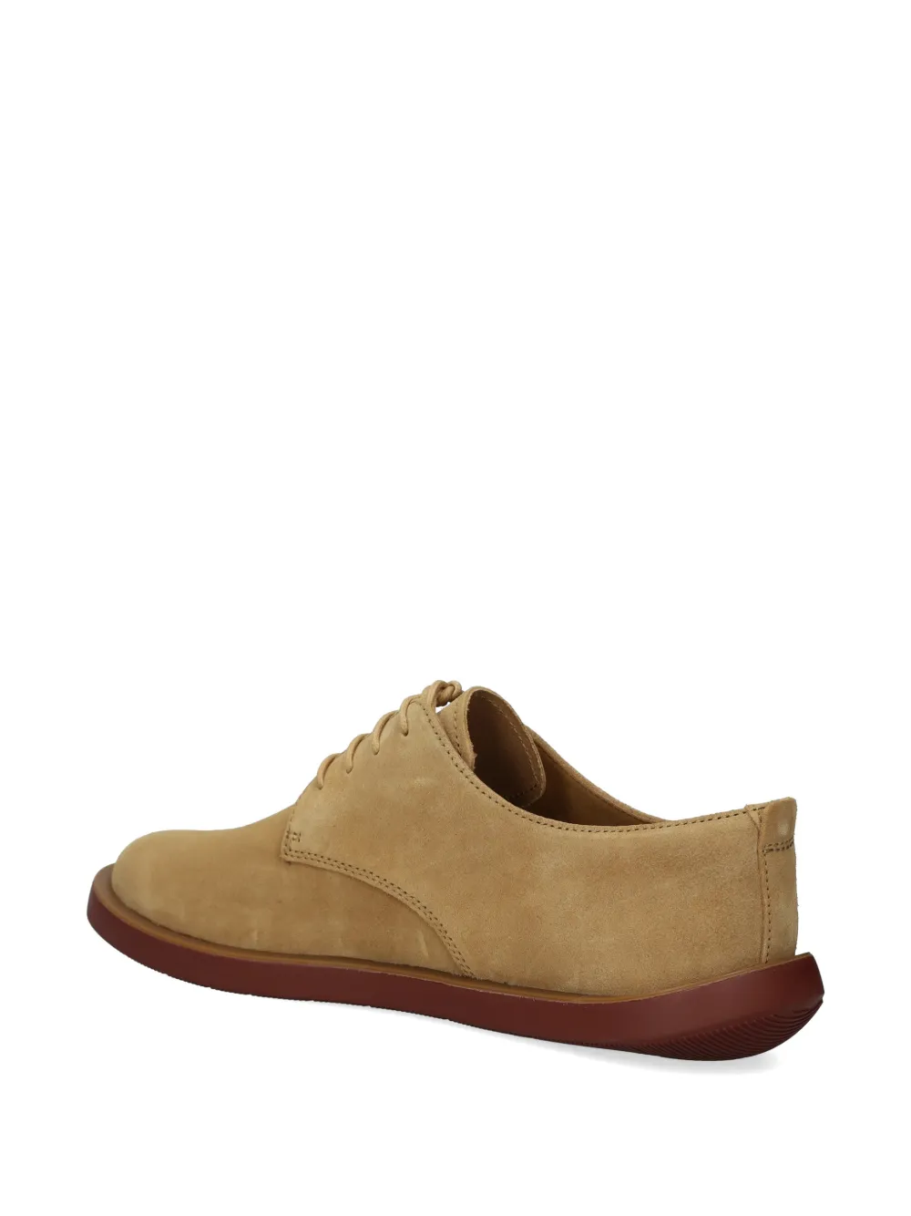 Camper suede leather derby shoes Beige