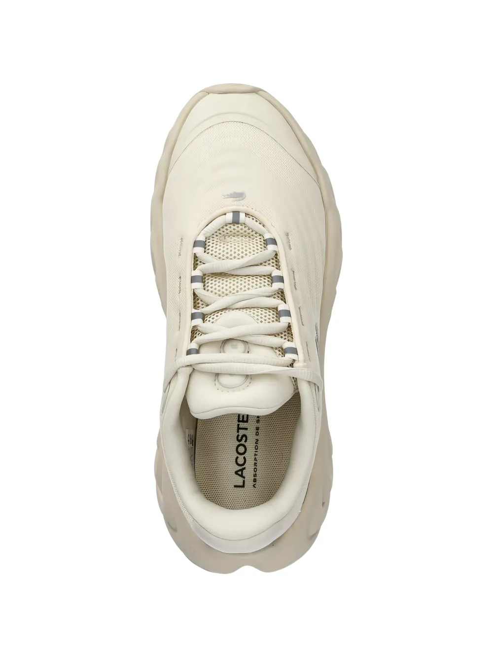 Lacoste lace-up logo-detail sneakers Beige
