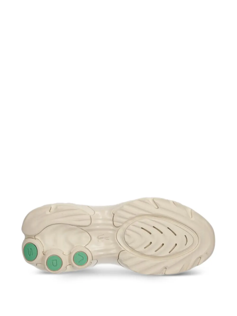 Lacoste lace-up logo-detail sneakers Beige