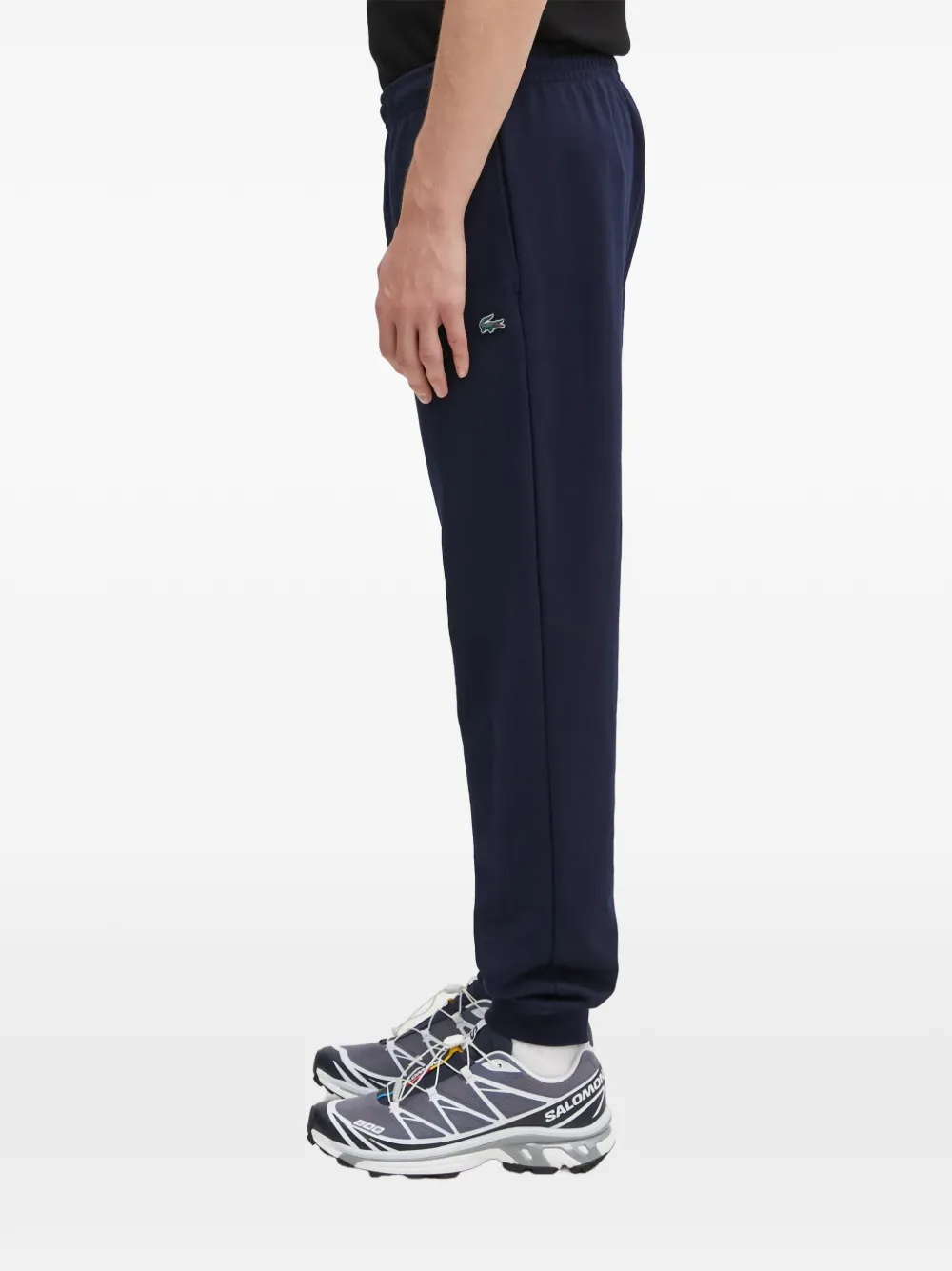 Lacoste tapered leg jersey sweat-trousers Blauw