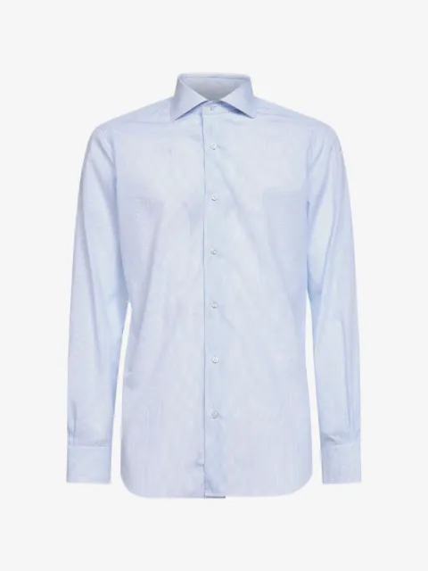 Barba camisa con rayas estampadas