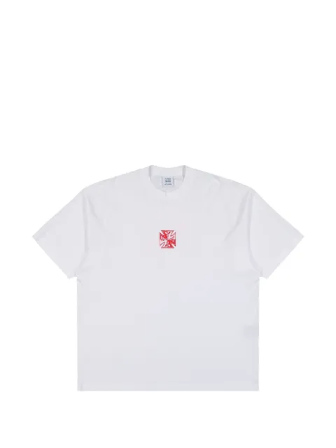 VETEMENTS T-shirt med dobbelt biker-logo