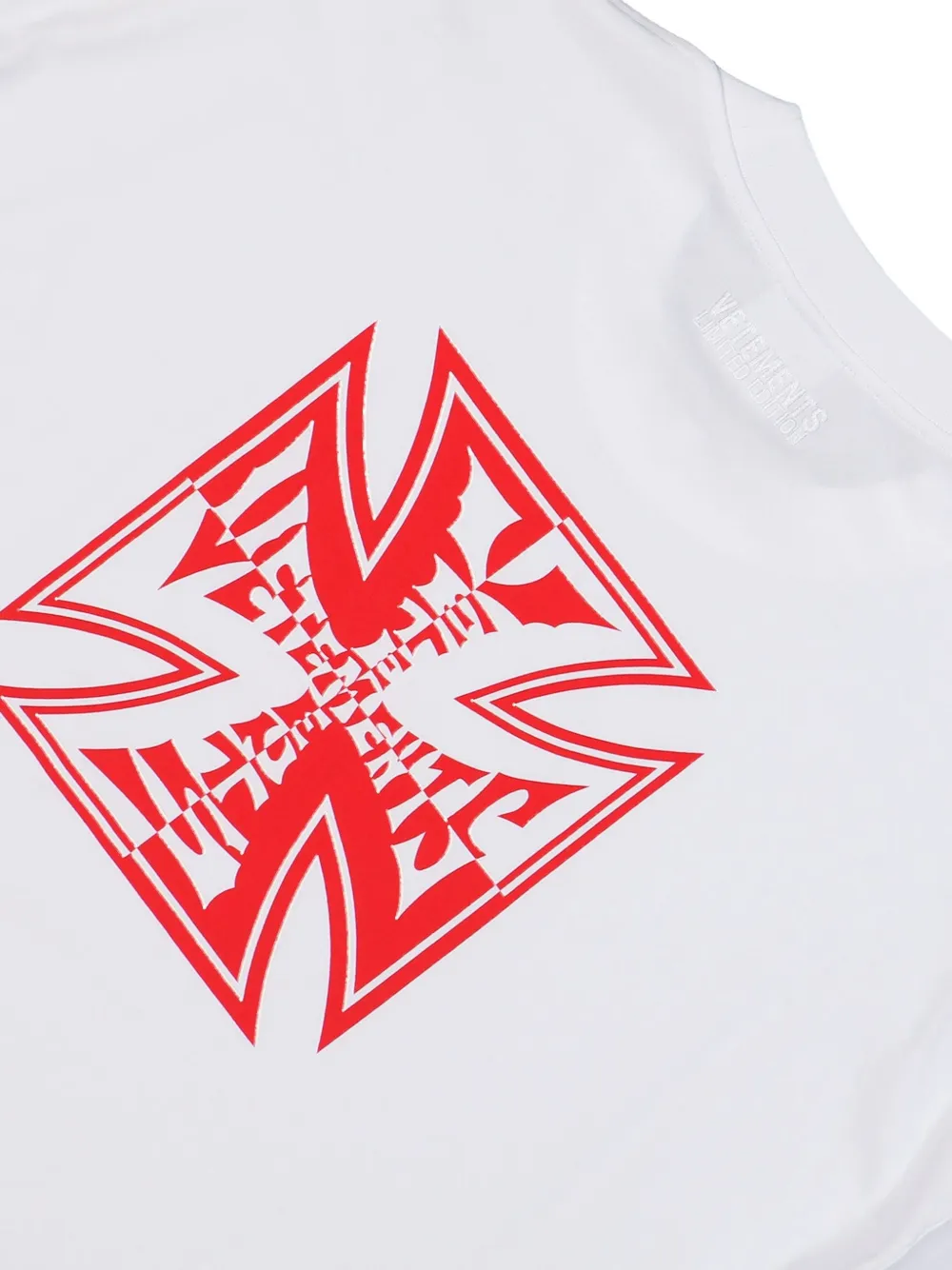 VETEMENTS T-shirt met logo Wit