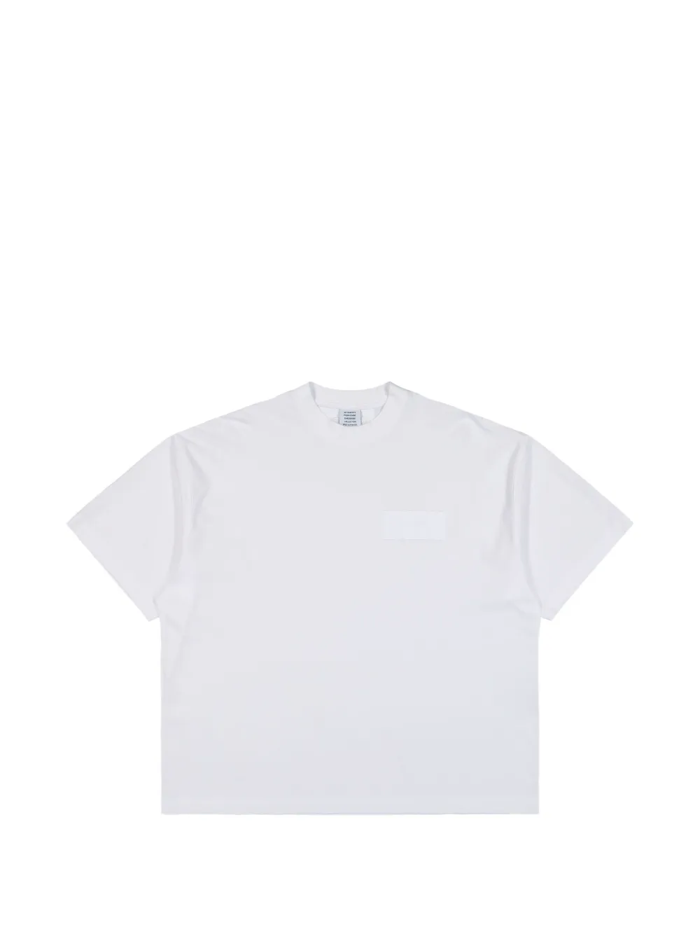 VETEMENTS taped logo T-shirt - Bianco