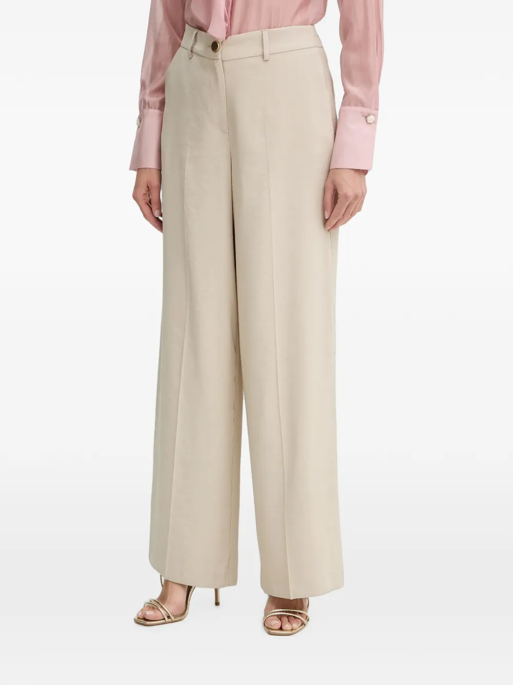 FRACOMINA button-fastening palazzo pants