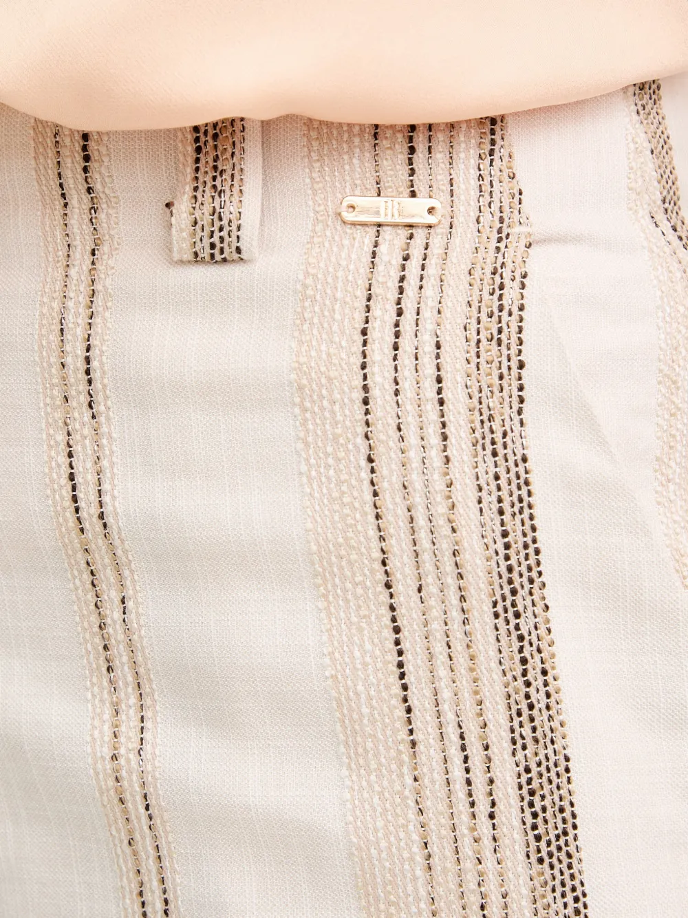 FRACOMINA striped bermuda shorts Beige