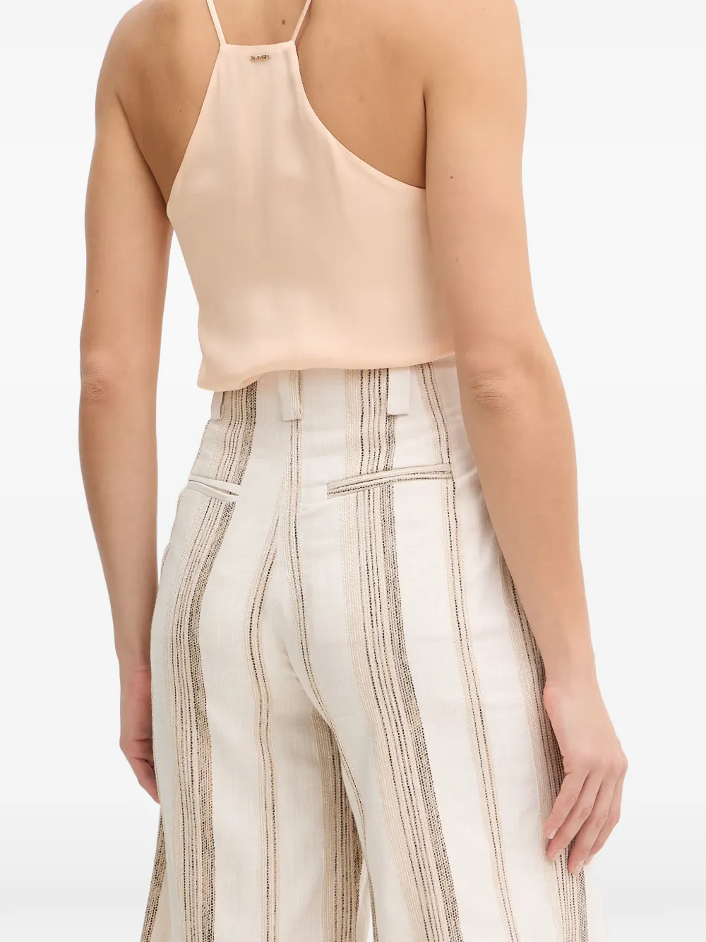 FRACOMINA striped bermuda shorts Beige