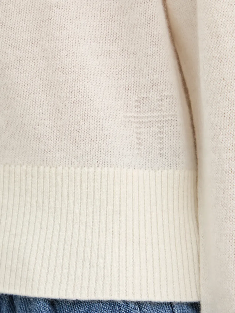 Forte round-neck cardigan Beige