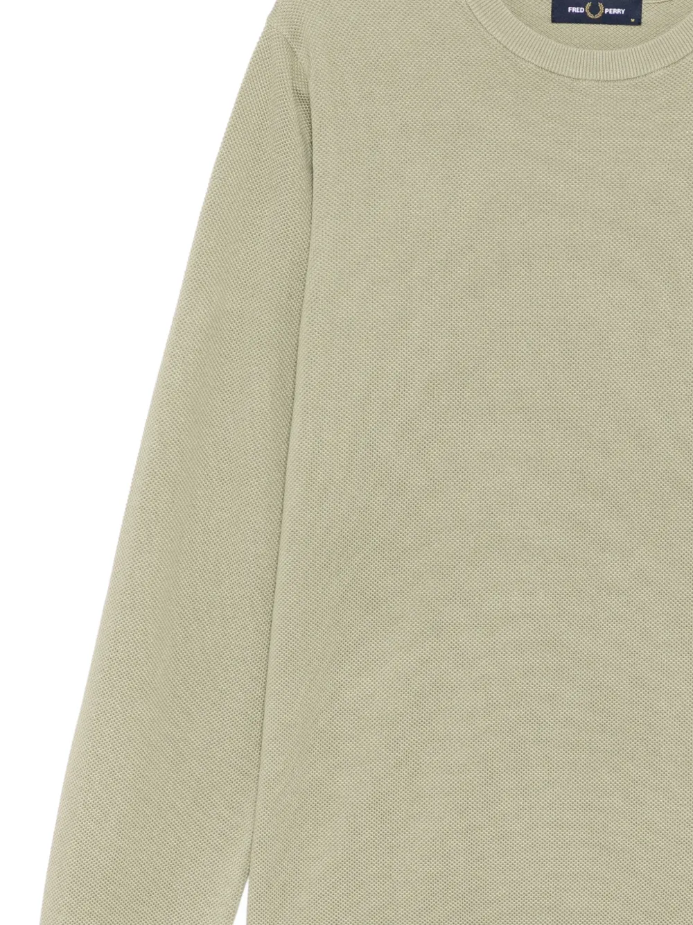  Fred Perry Pull En Piqué - Vert 