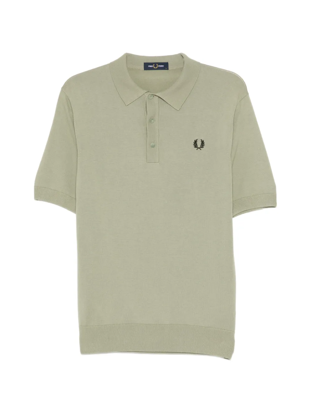 Fred Perry logo-embroidered polo shirt - Verde