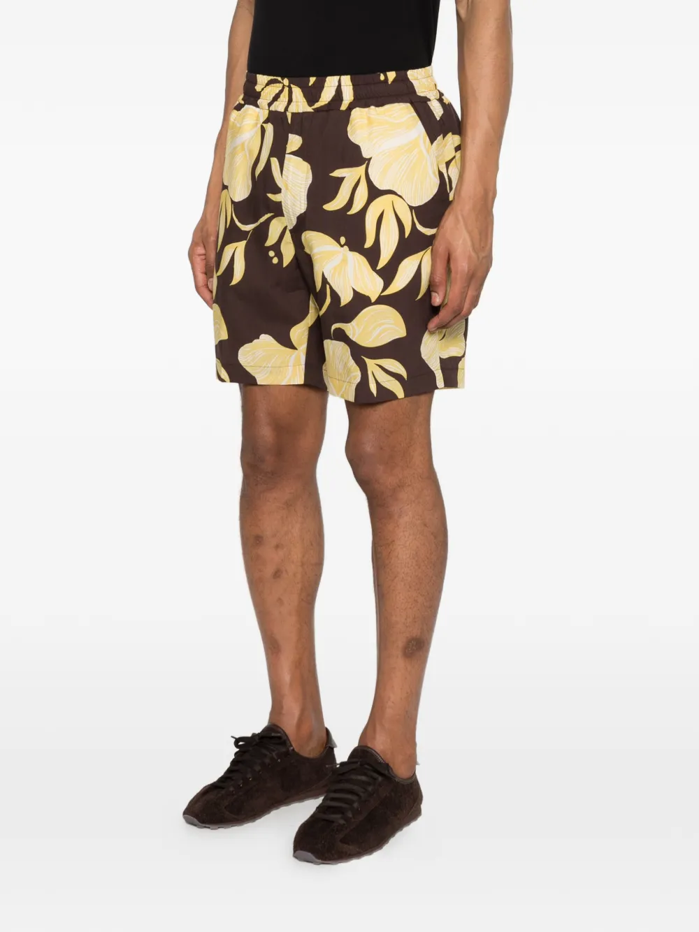 Altea floral-print shorts - Marrone