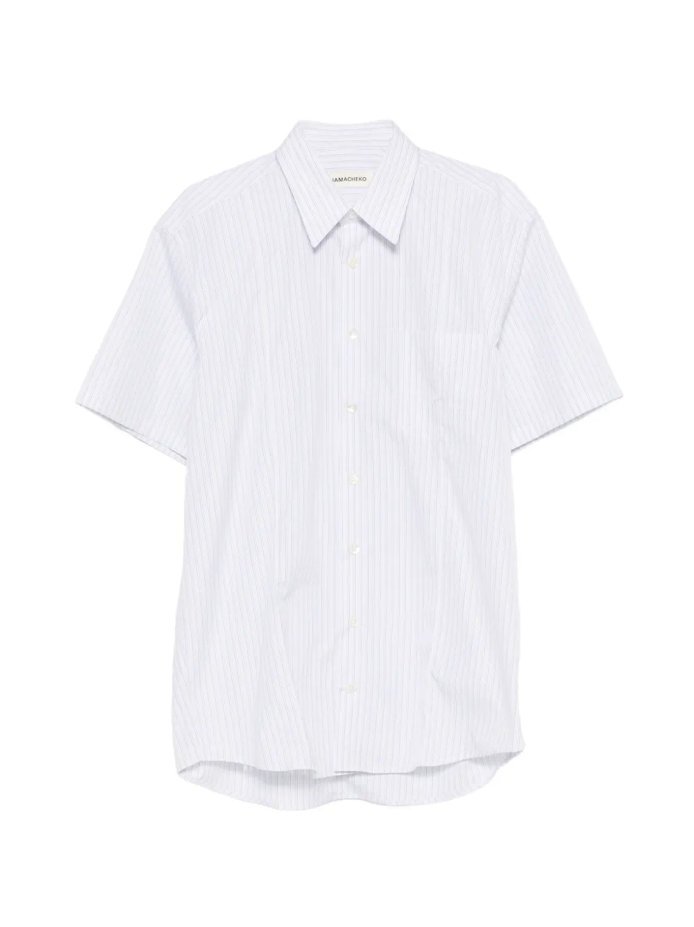 Namacheko Cordelia striped short-sleeve shirt - Bianco