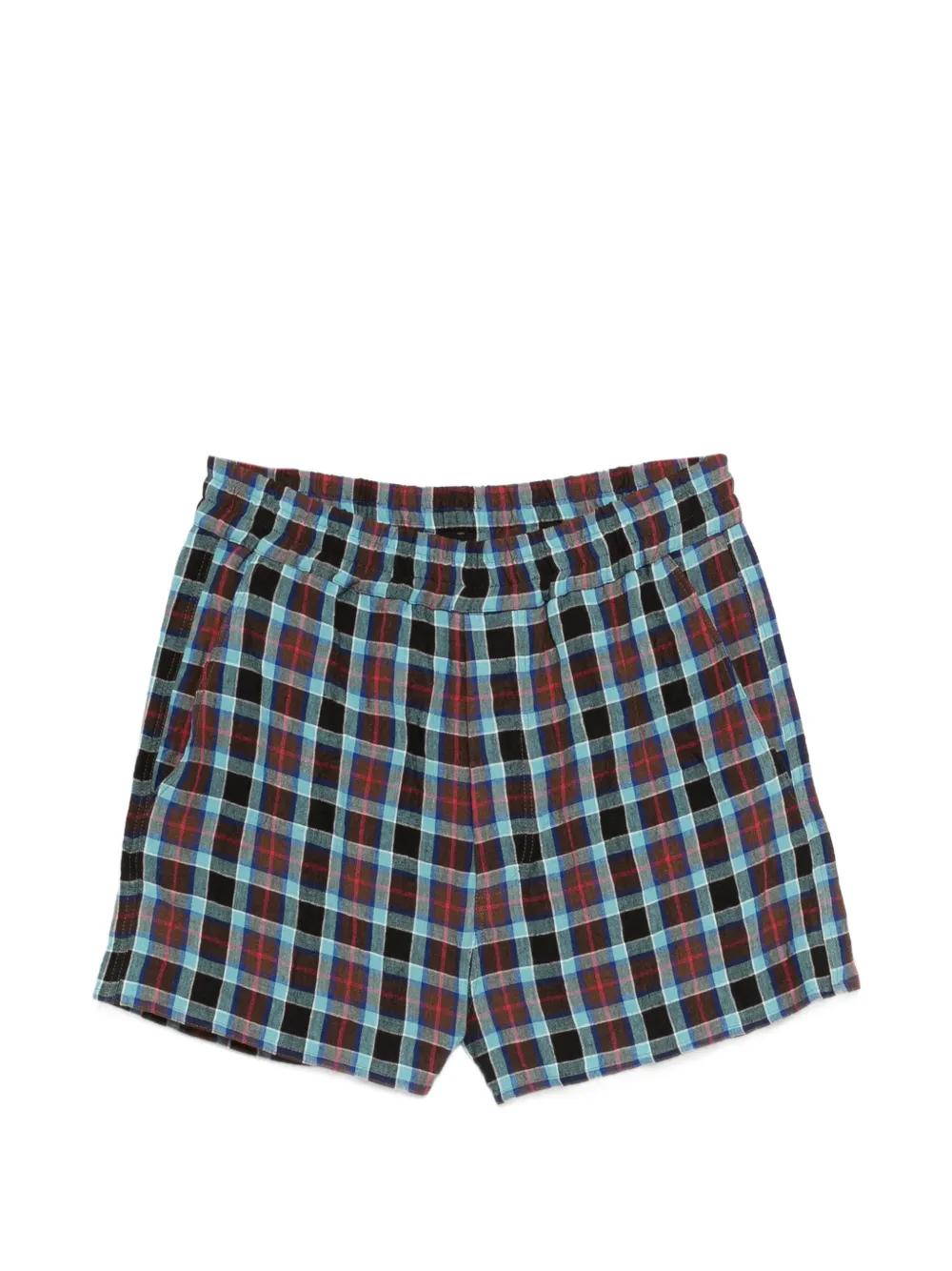 Namacheko Leonida checked shorts - Blu