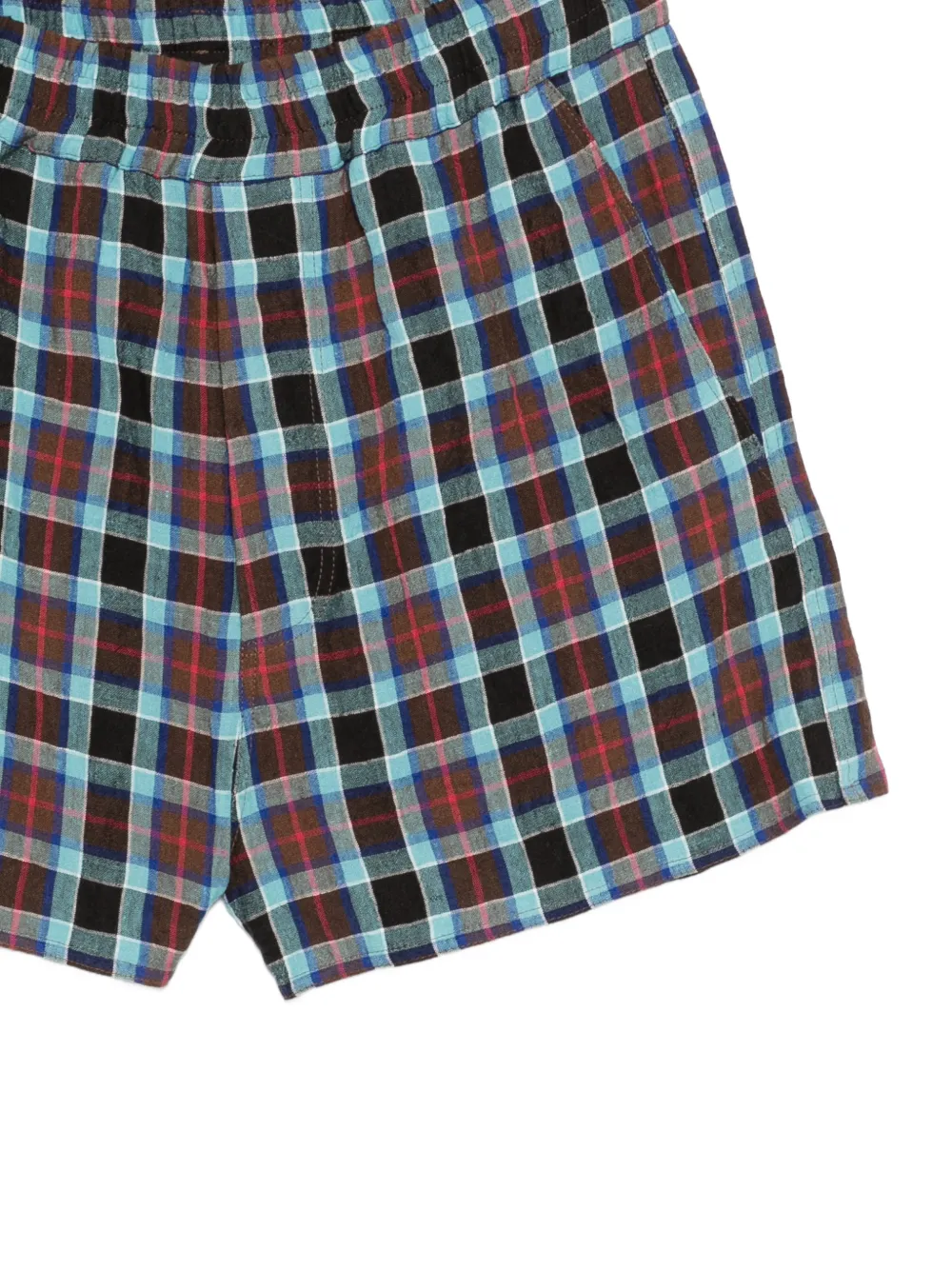  Namacheko Leonida Checked Shorts - Blue 