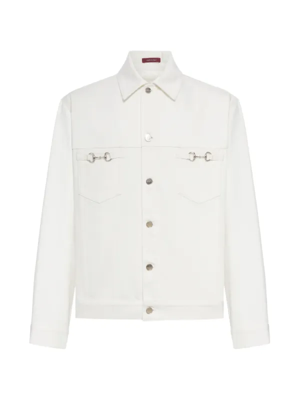 Gucci ホースビット ジャケット | ホワイト | FARFETCH JP