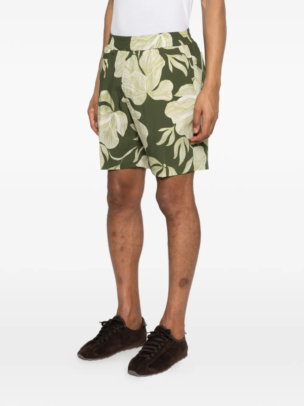  Altea Floral-print Shorts - Green 