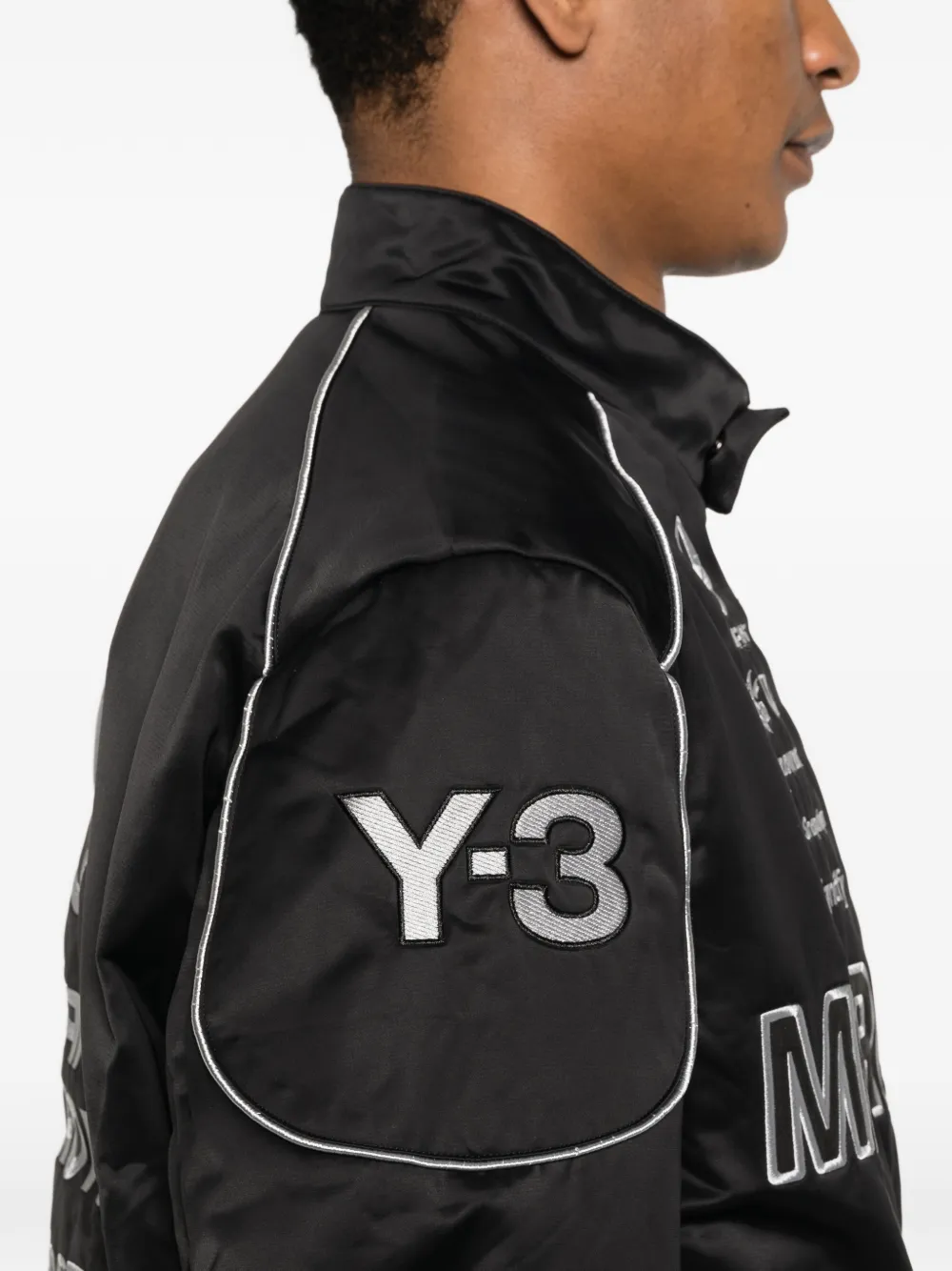 x Mercedes-AMG Petronas F1 logo-detail bomber jacket