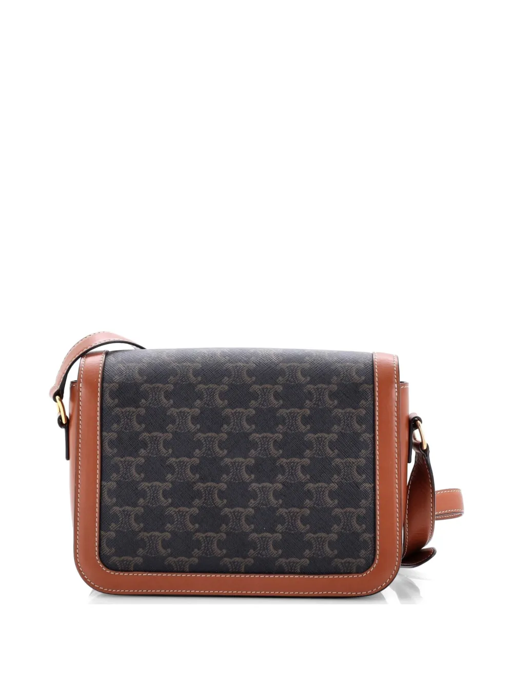 Triomphe Triomphe Coated Canvas Medium Shoulder Bag