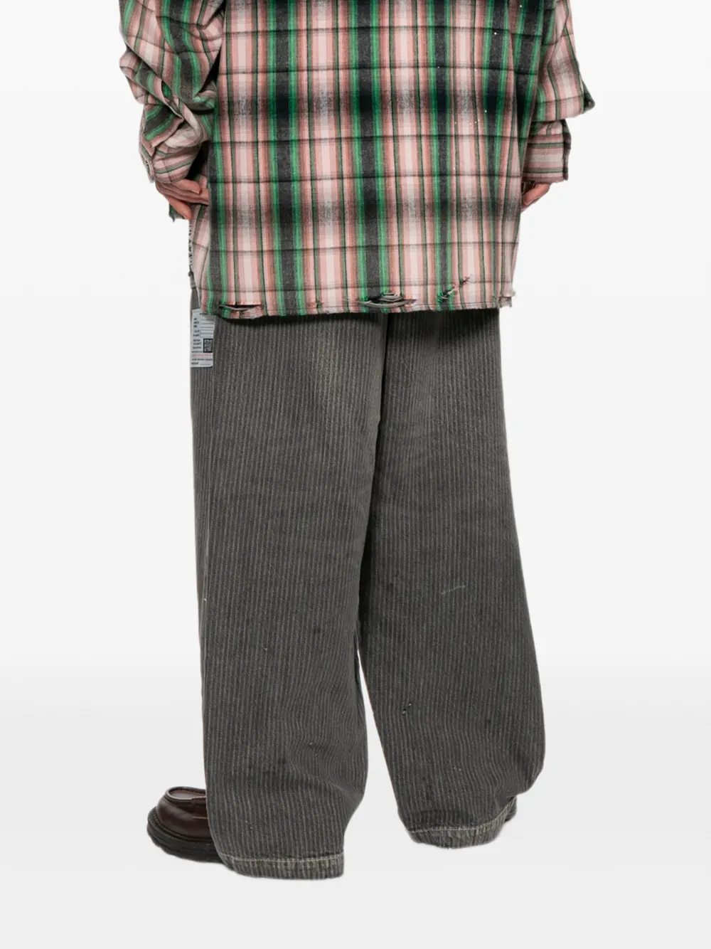Maison MIHARA YASUHIRO Jeans met wijde pijpen Roze