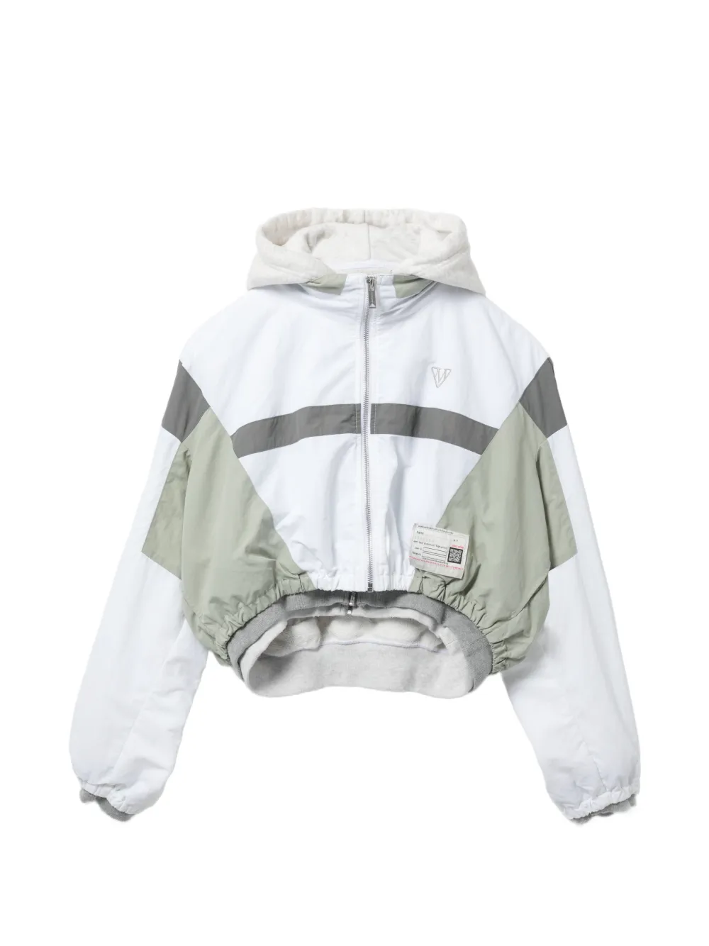 Maison MIHARA YASUHIRO triple-layered zipped jacket - Weiß