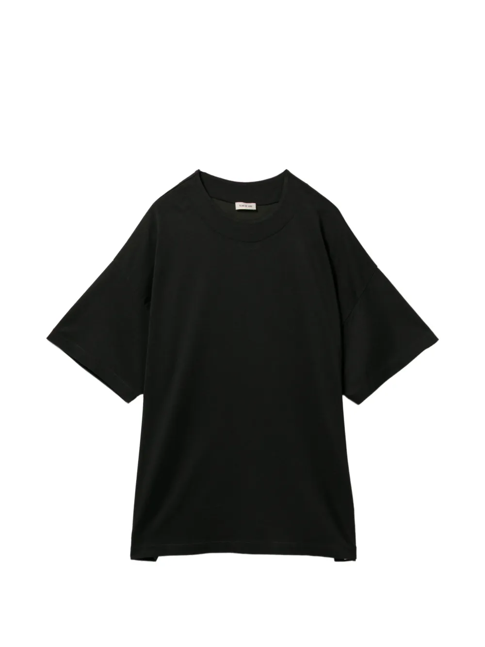 Fear Of God T-shirt Clean Neck - Nero