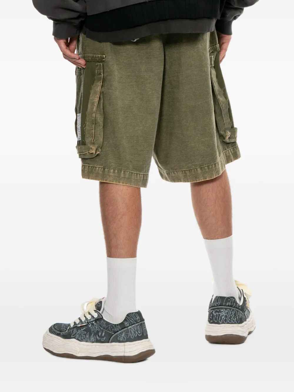 Maison MIHARA YASUHIRO Cargo shorts met zakken Groen