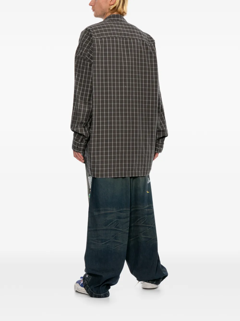 Maison MIHARA YASUHIRO Overhemd met print Grijs