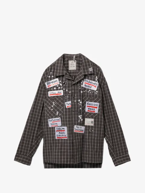 Maison MIHARA YASUHIRO all-over graphic print shirt 